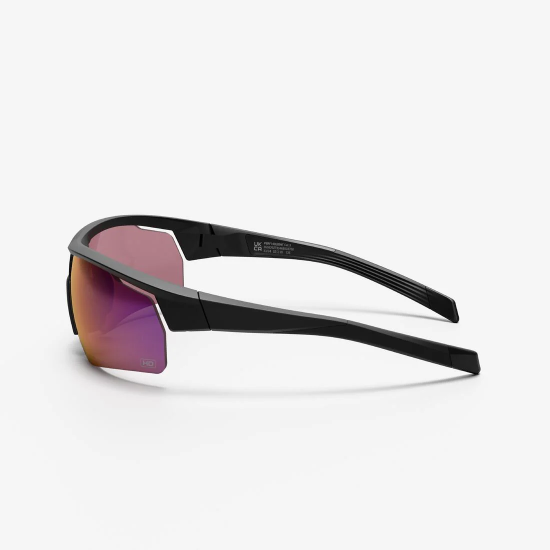 LENTES CICLISMO PERF 100 HD ADULTO NEGRO ALTA DEFINICIÓN CATEGORÍA 3 - Image 4