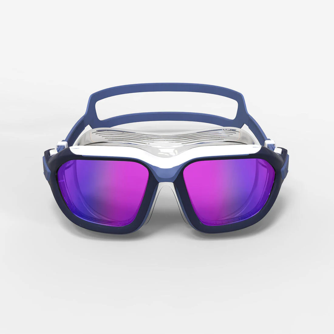 Lentes de natación azul blanco talla S - ACTIVE cristales espejados - Image 4