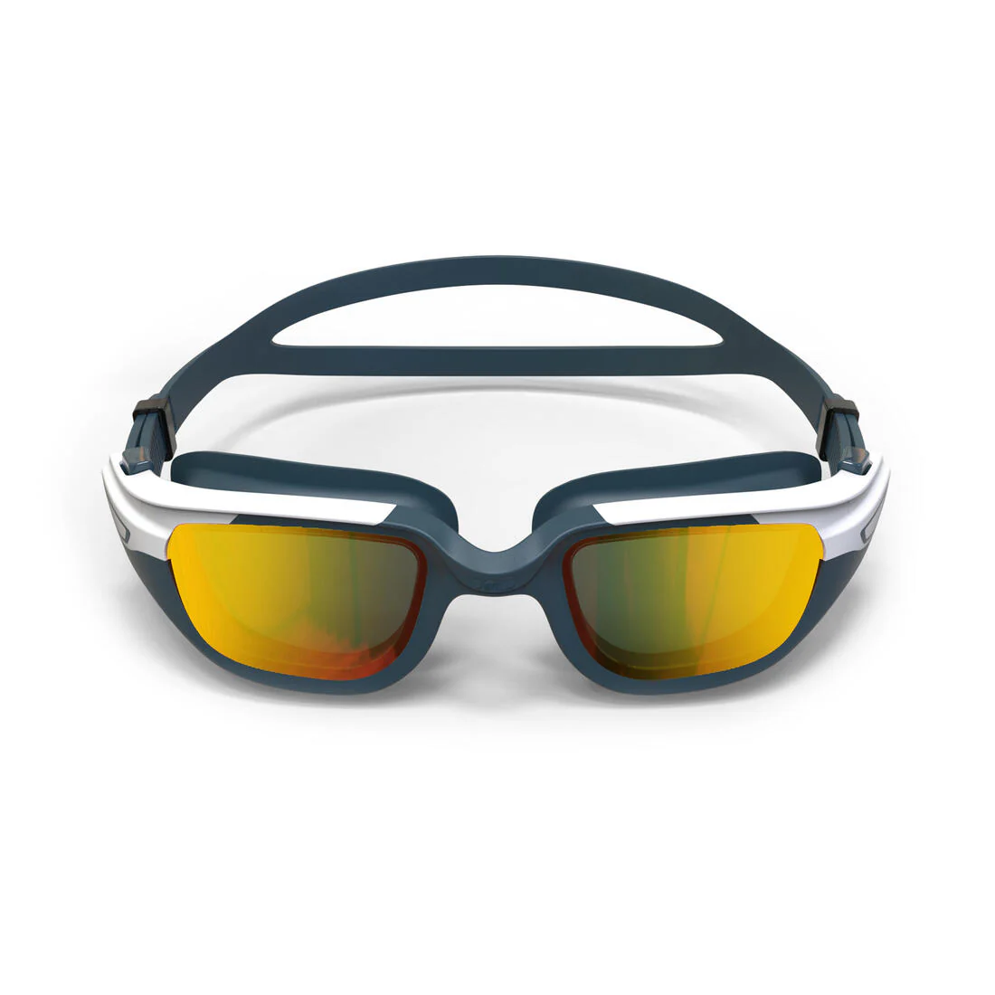 Lentes de natación azul blanco talla S - SPIRIT cristales espejados - Image 2