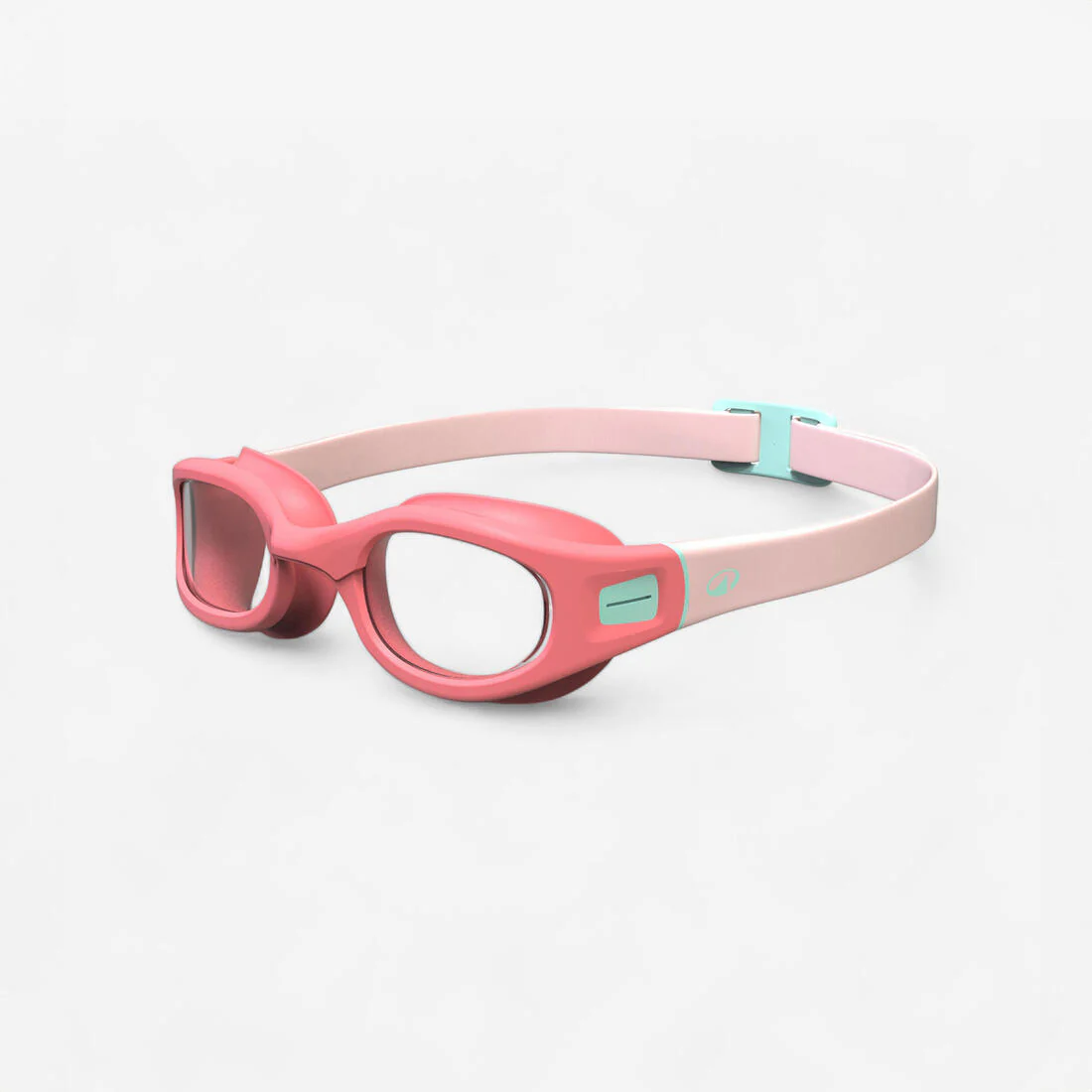 Lentes de natación azul celeste talla única - SOFT cristales claros - Image 2