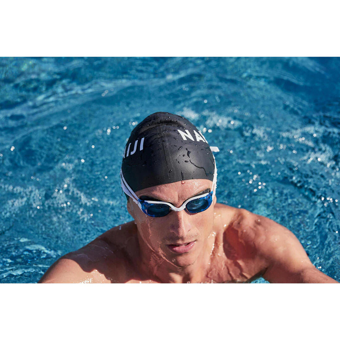 Lentes de natación blanco rosado talla única - BFIT cristales espejados - Image 32
