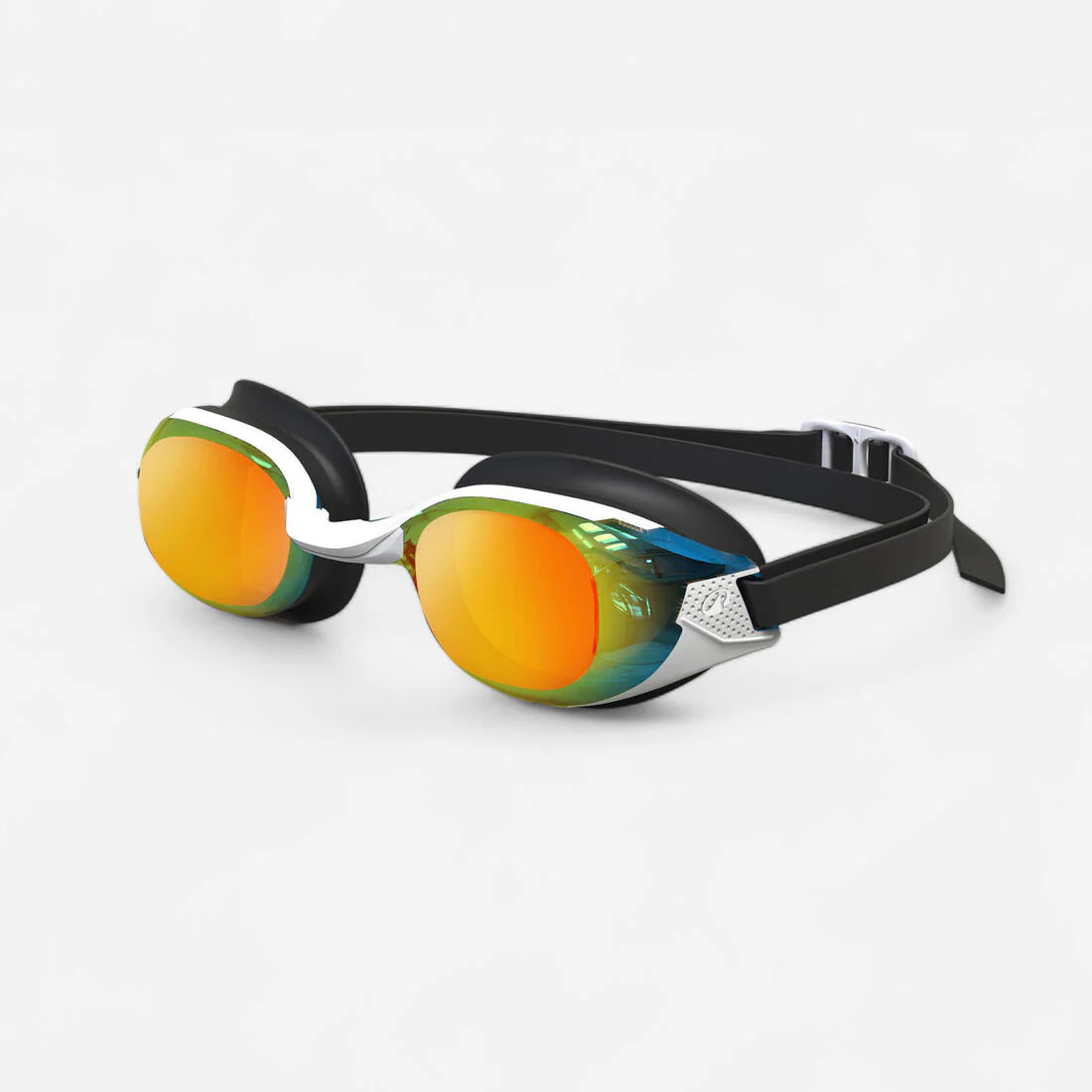 Lentes de natación blanco rosado talla única - BFIT cristales espejados - Image 4