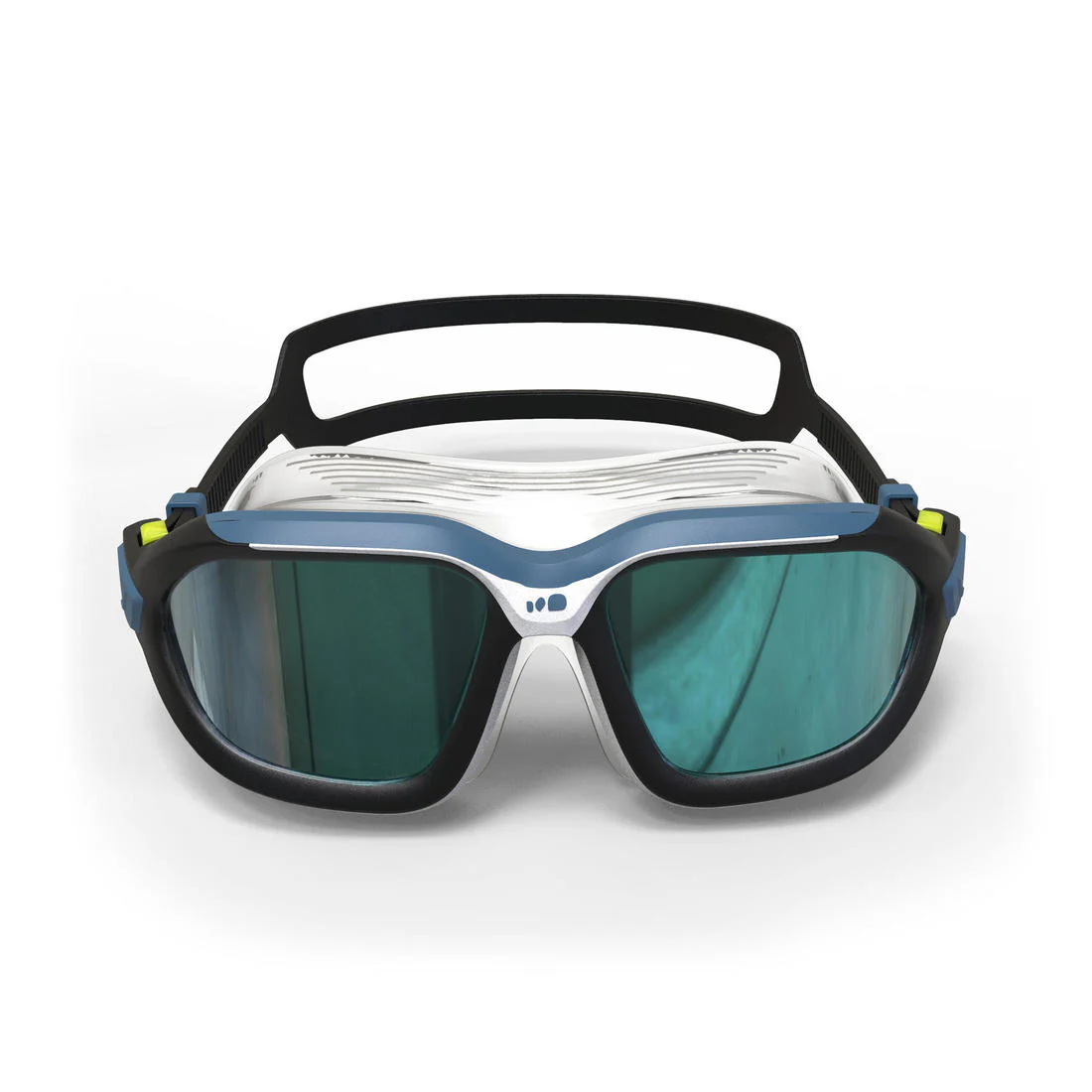 Lentes de natación negro azul talla L - ACTIVE cristales espejados - Image 4