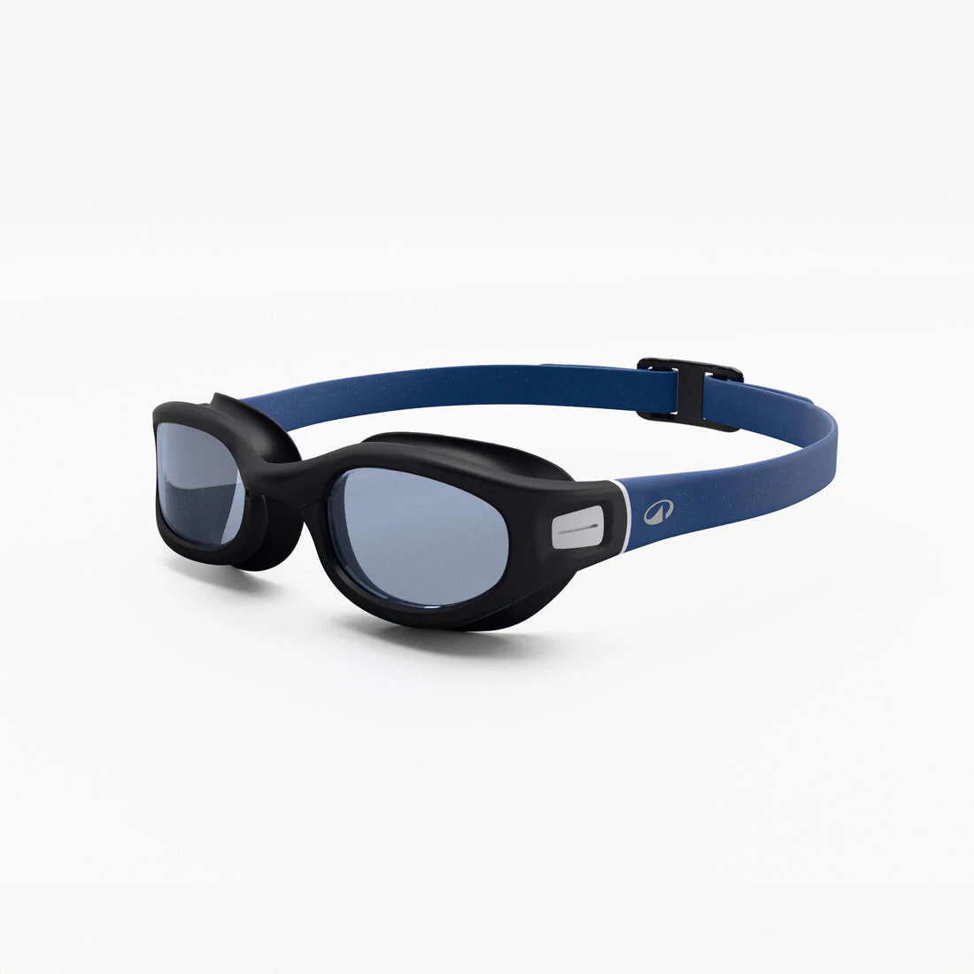 Lentes de natación negro azul talla L - SOFT cristales claros - Image 4