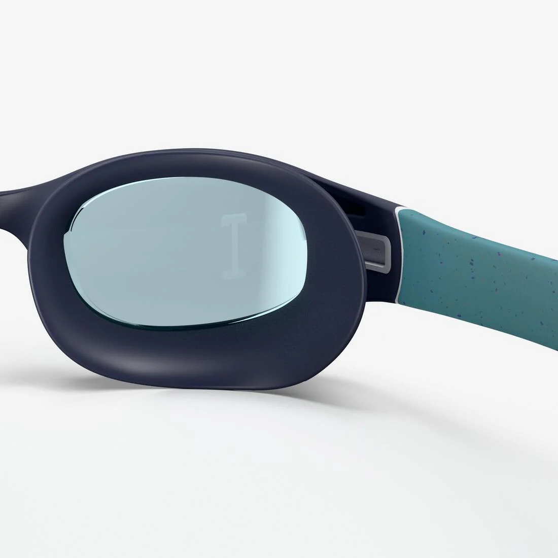 Lentes de natación negro azul talla L - SOFT cristales claros - Image 6