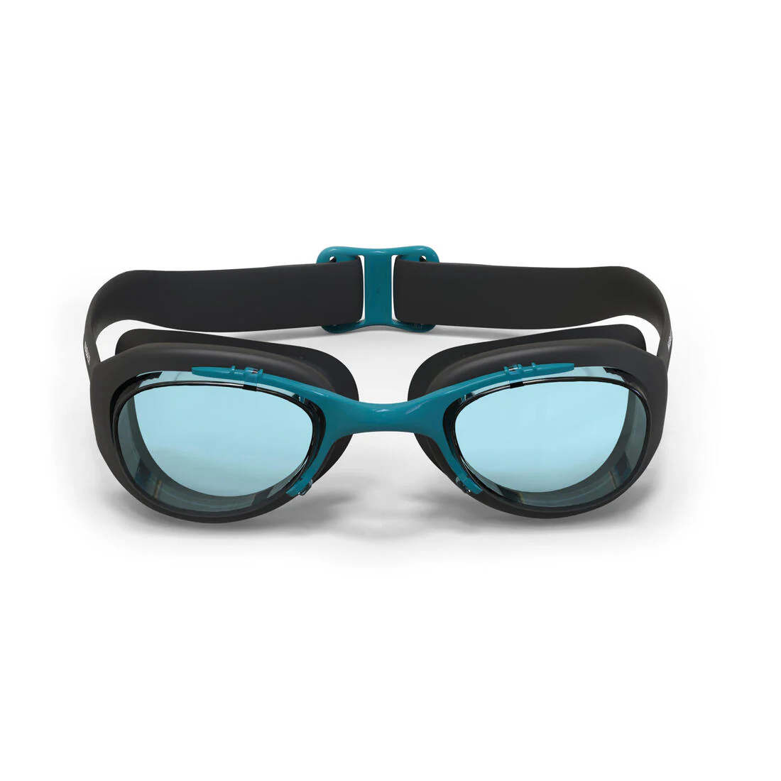 Lentes de natación negro azul talla L - XBASE cristales claros - Image 3