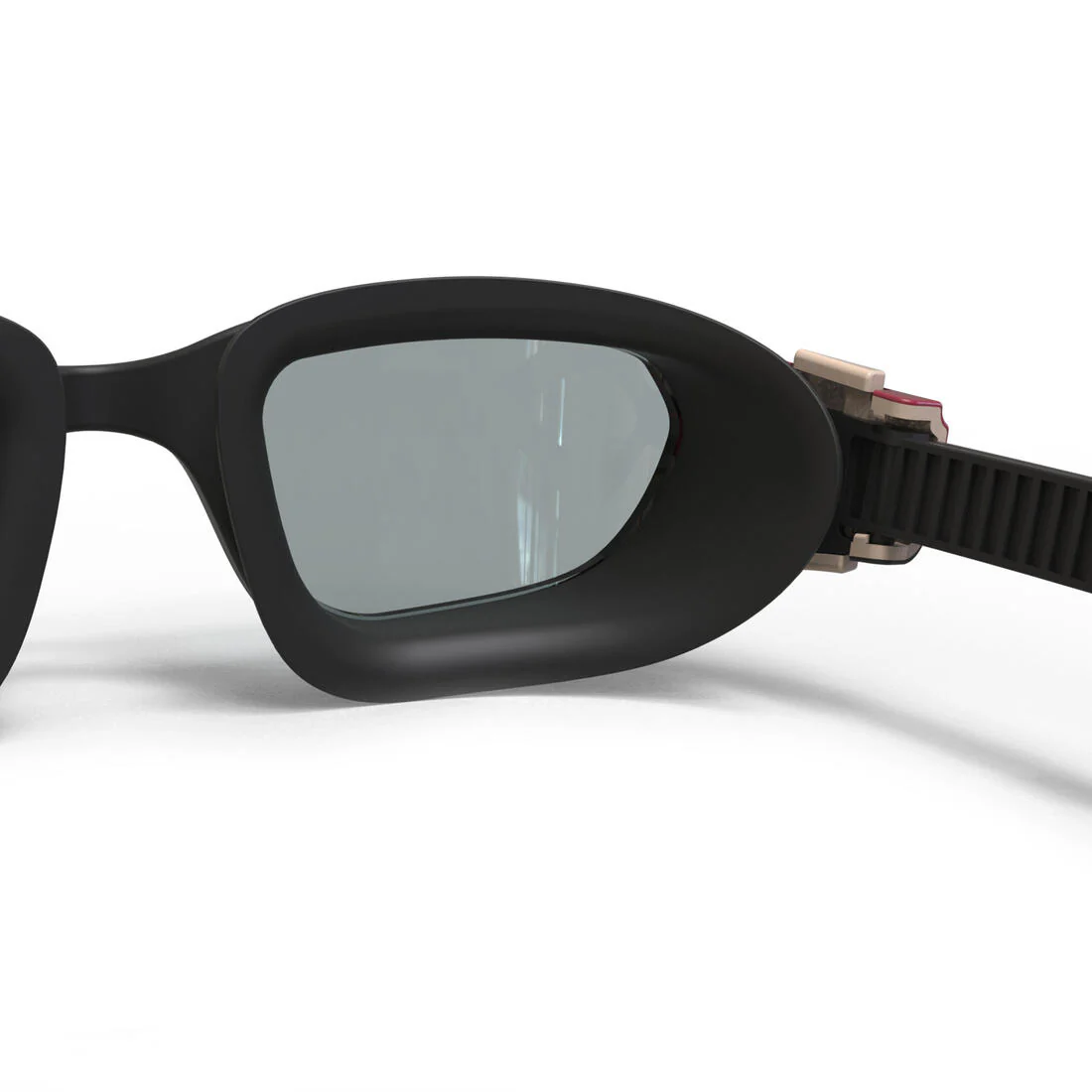 Lentes de natación negro rojo talla L - SPIRIT cristales ahumados - Image 8