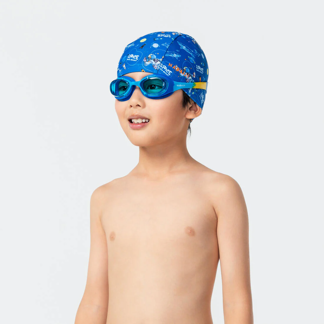 Lentes de natación niños rosado azul talla S - cristales claros - Image 12