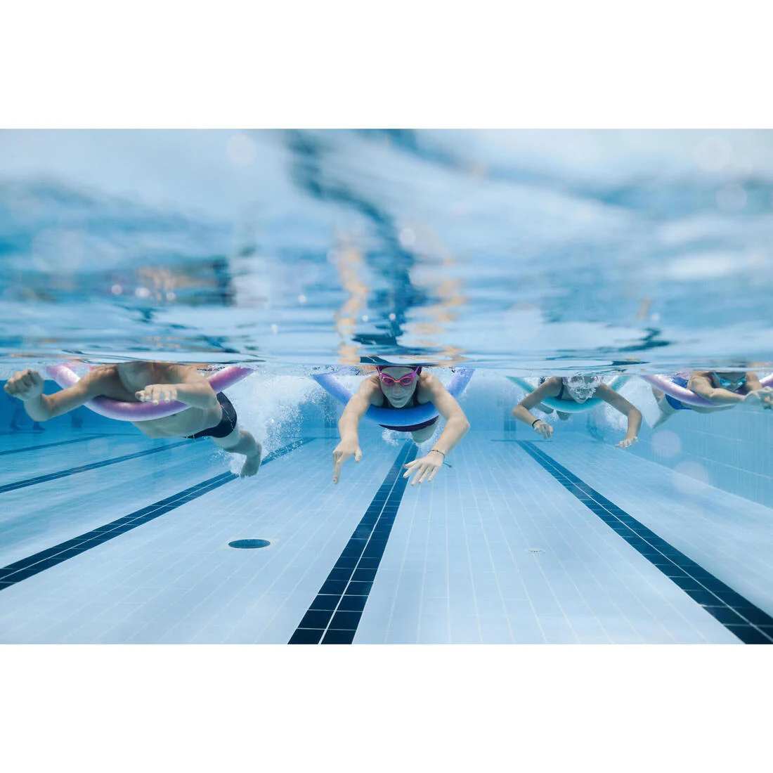 Lentes de natación niños rosado talla S - XBASE cristales claros - Image 11