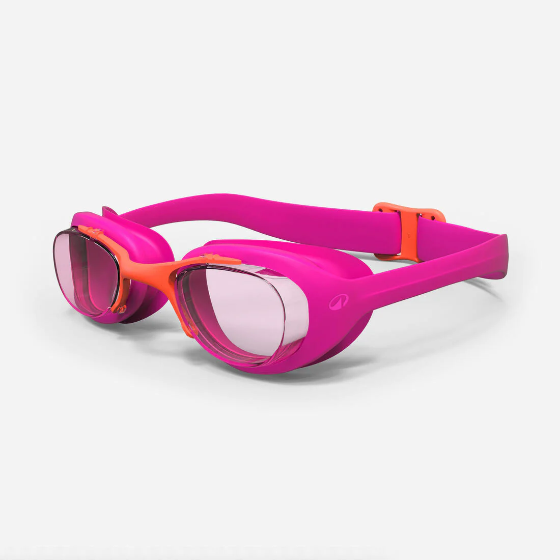 Lentes de natación niños rosado talla S - XBASE cristales claros - Image 2