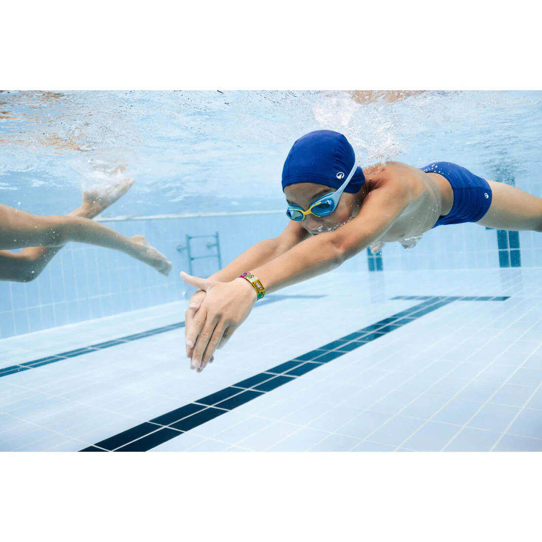 Lentes de natación niños rosado talla S - XBASE cristales claros - Image 22