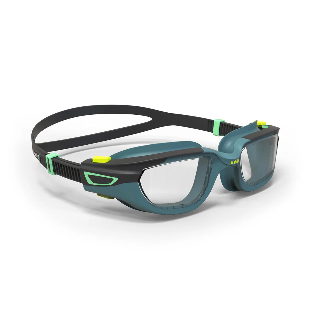 Lentes de natación azul morado talla S - SPIRIT cristales claros - Image 2