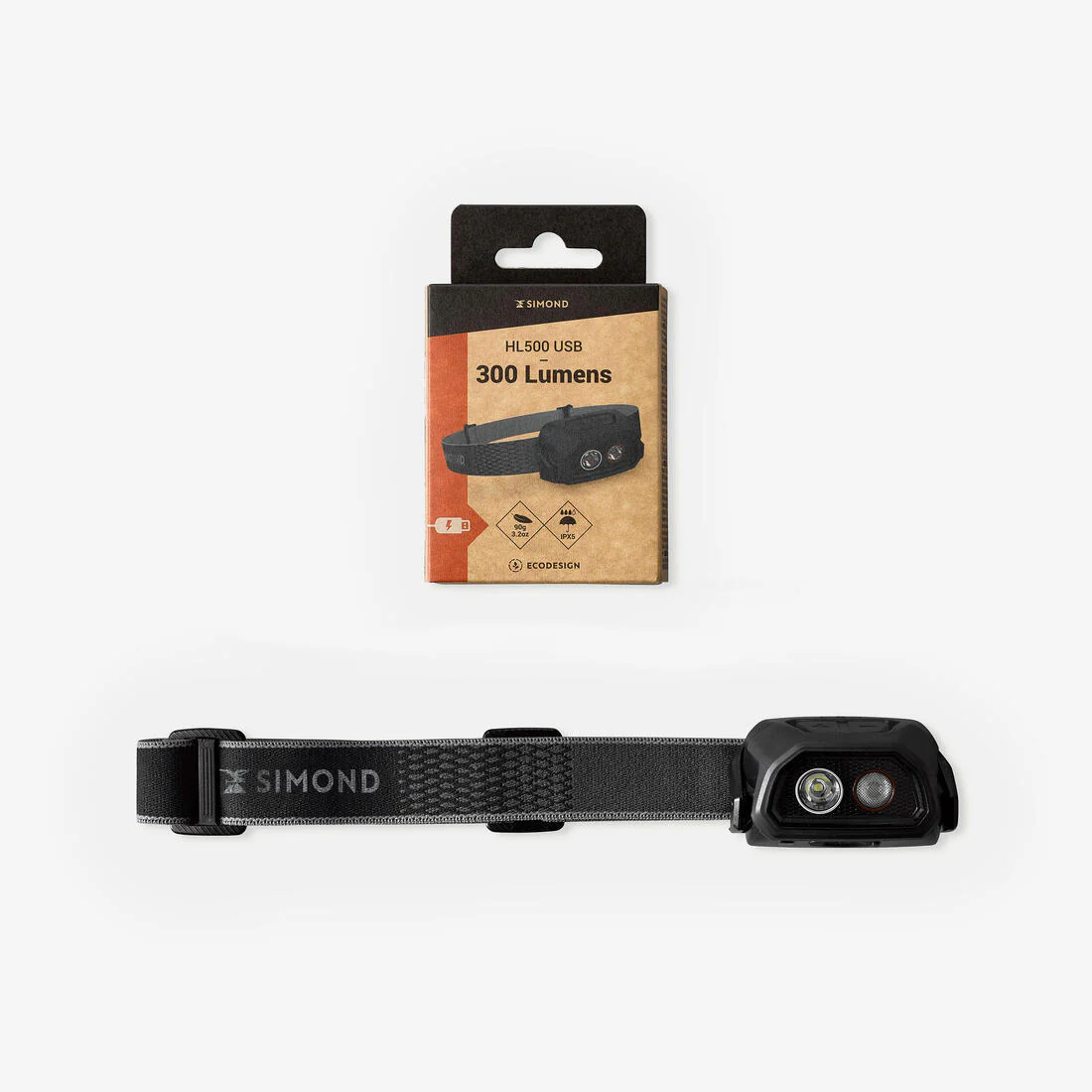 LINTERNA FRONTAL RECARGABLE 300 LÚMENES HL500 USB V3 - Image 17