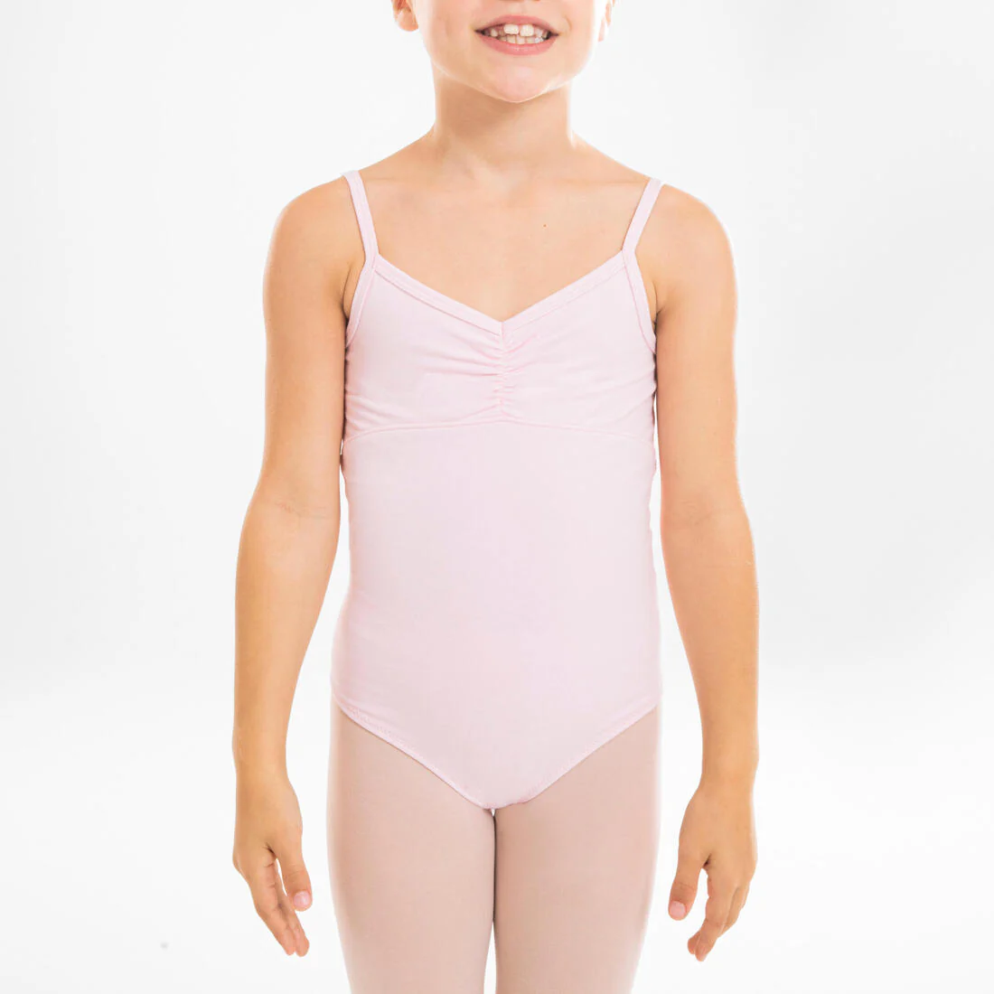 MALLA DANZA CLÁSICA NIÑA ROSA PALO TIRANTES FINOS - Image 4