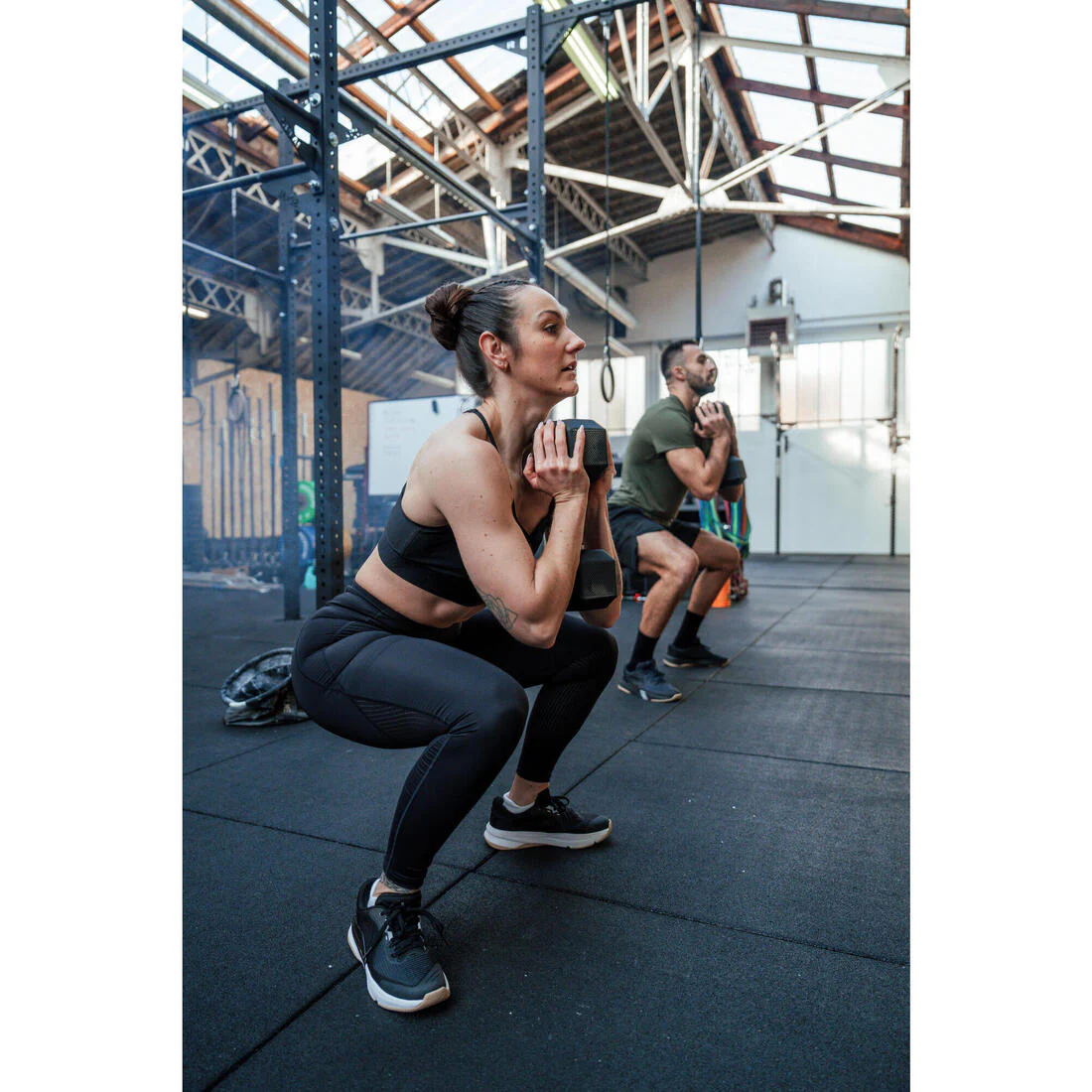 Mancuerna Crosstraining/Musculación Dumbbell Hexagonal Negro 15 kg - Image 7