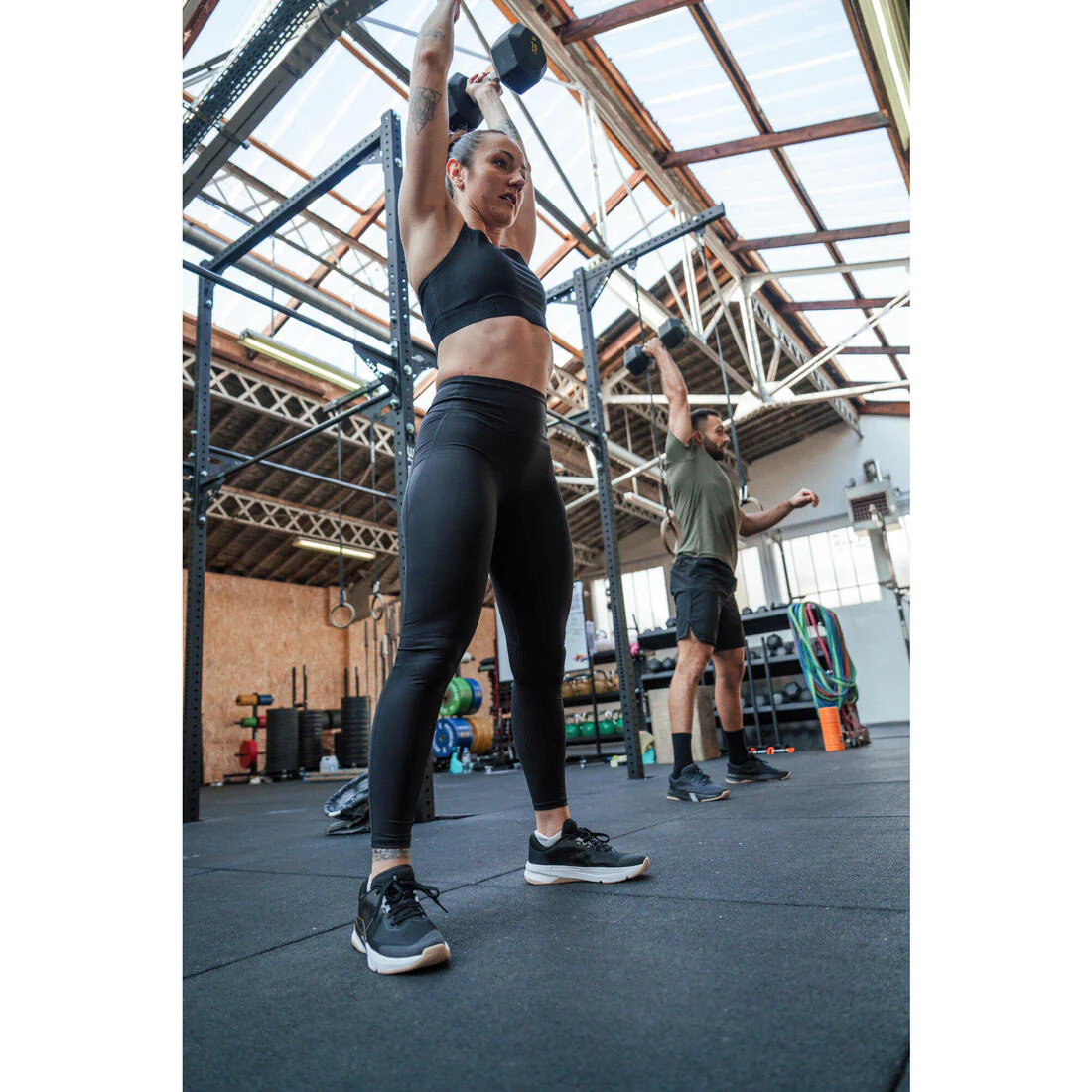 Mancuerna Crosstraining/Musculación Dumbbell Hexagonal Negro 15 kg - Image 8