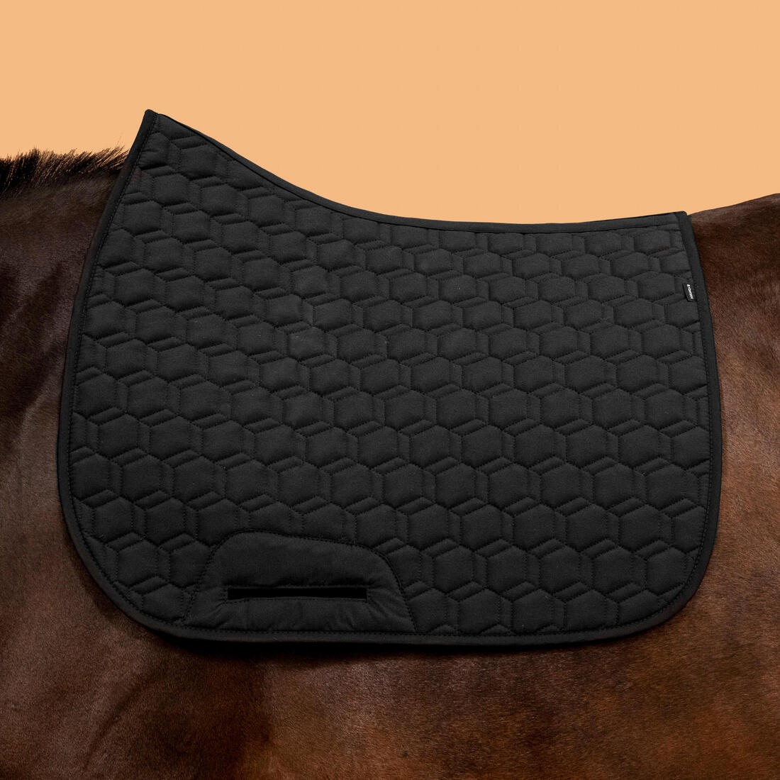 Mantilla Silla Equitación Caballo/Poni 500 Negro Burdeo Reversible - Image 10
