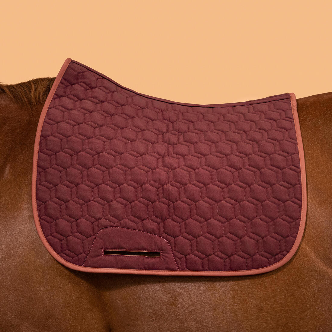 Mantilla Silla Equitación Caballo/Poni 500 Negro Burdeo Reversible - Image 13