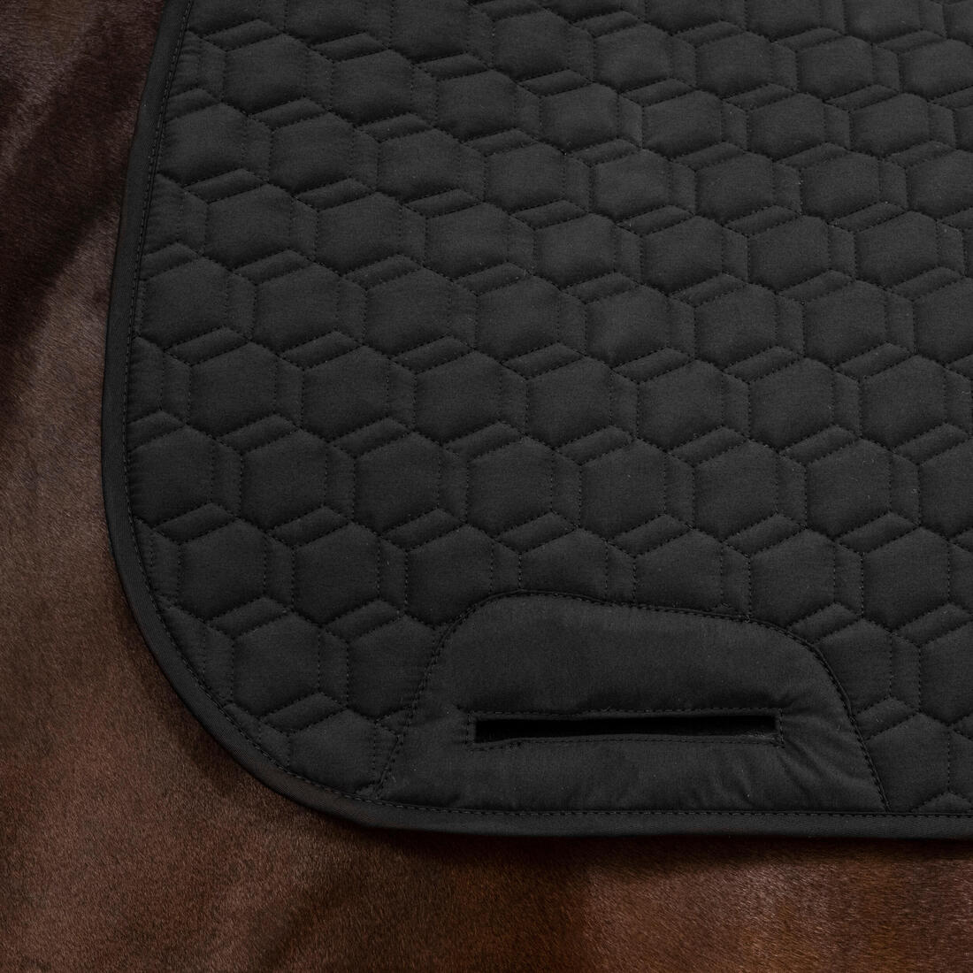 Mantilla Silla Equitación Caballo/Poni 500 Negro Burdeo Reversible - Image 18