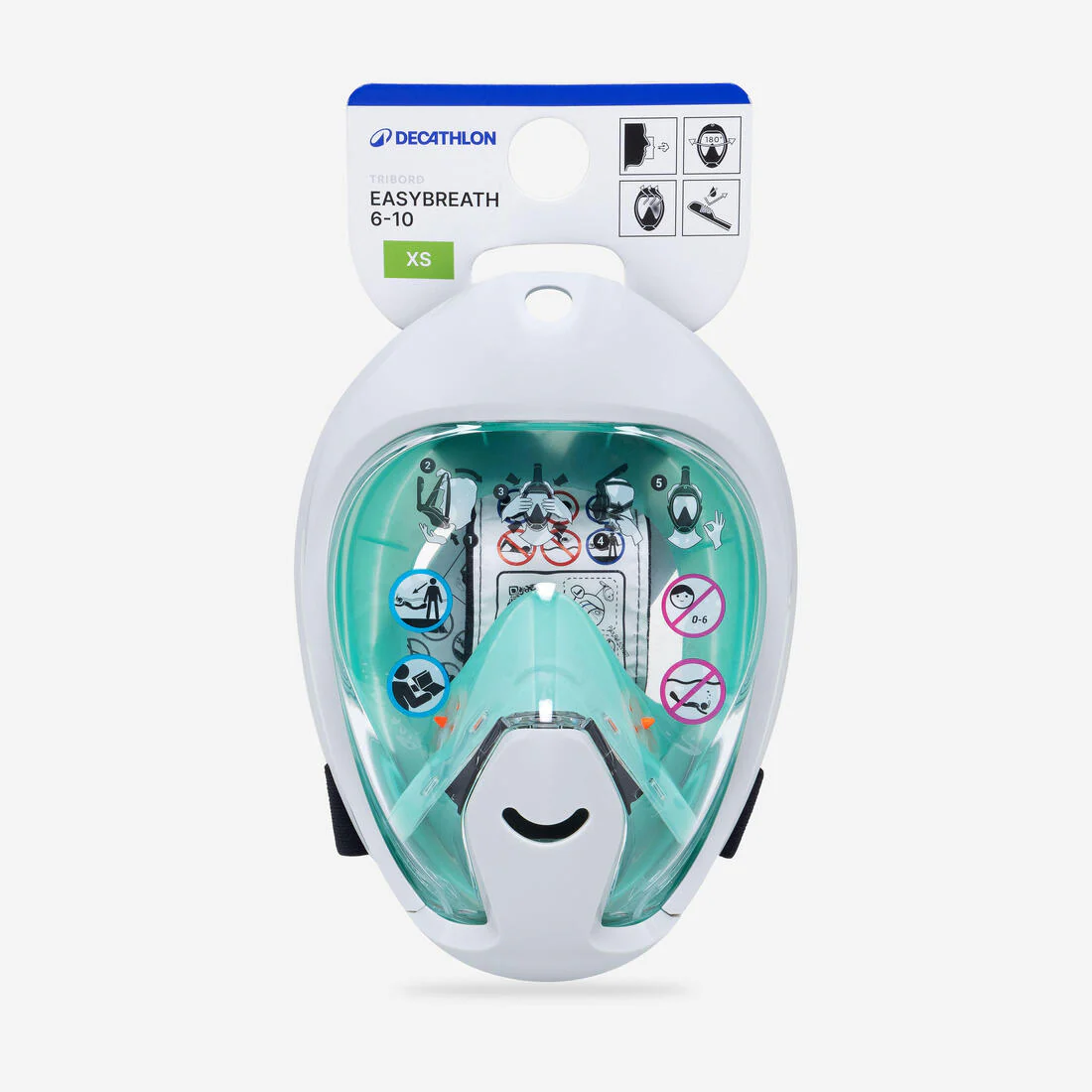MÁSCARA SNORKEL EASYBREATH NIÑOS TALLA XS SIN BOLSA - Image 28