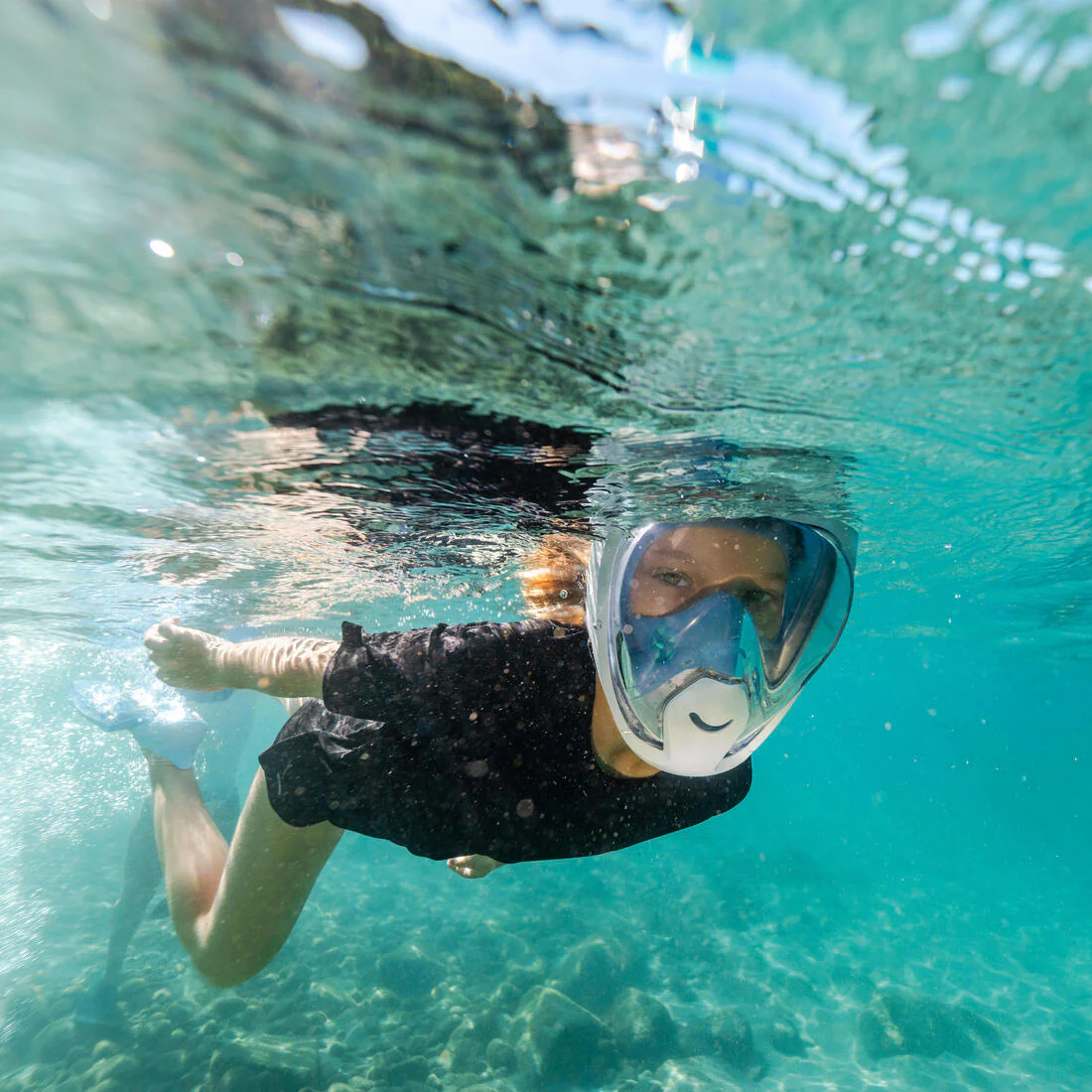 MÁSCARA SNORKEL EASYBREATH NIÑOS TALLA XS SIN BOLSA - Image 47
