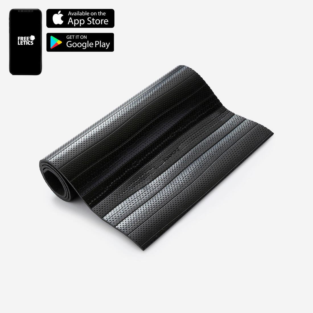 MAT FITNESS 100 NEGRO RESISTENTE 140 CM × 50 CM × 7 MM - Image 2