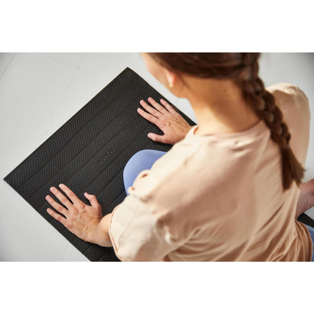 MAT FITNESS 100 NEGRO RESISTENTE 140 CM × 50 CM × 7 MM - Image 6