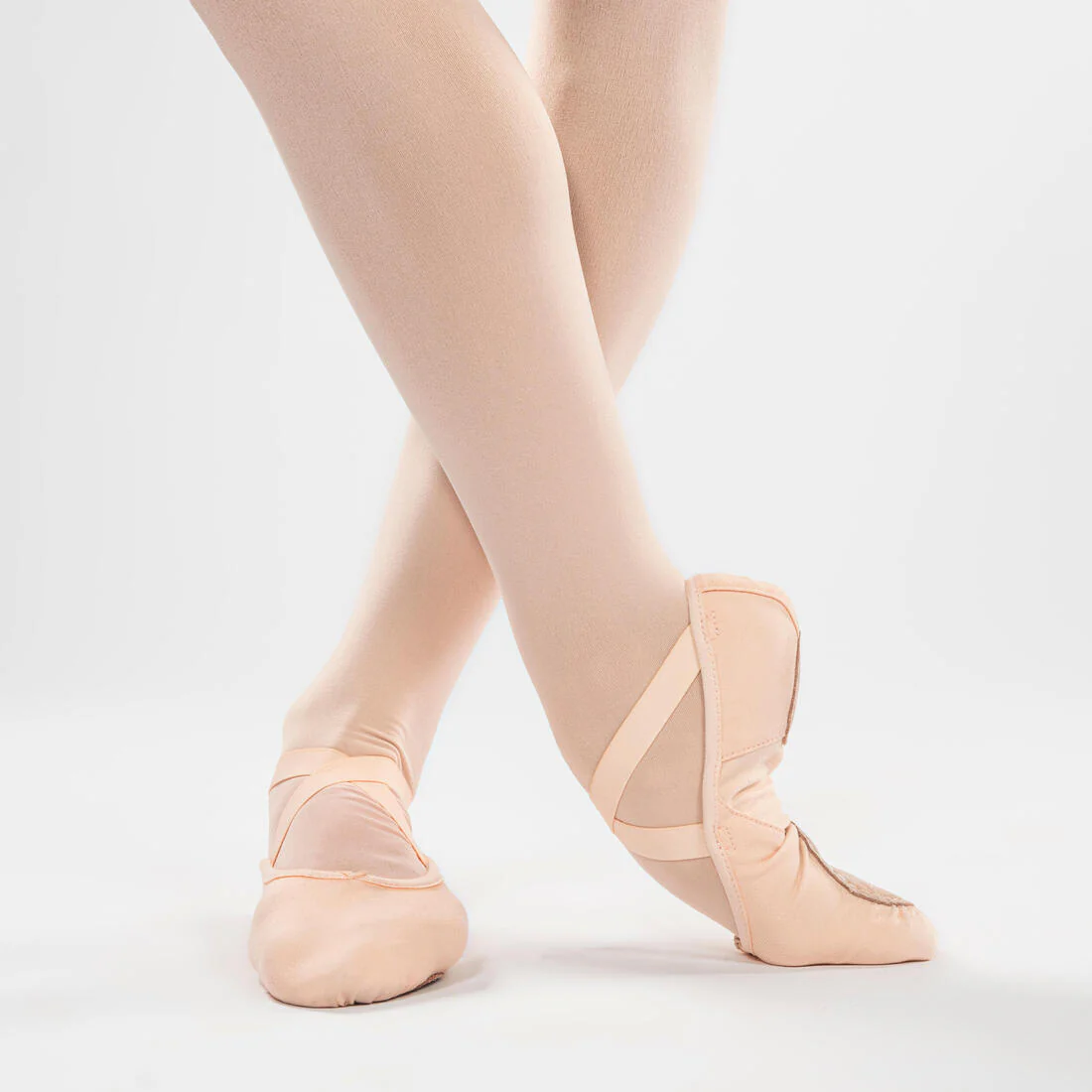 MEDIAS PUNTAS BALLET MUJER TELA PLANTA PARTIDA - Image 3
