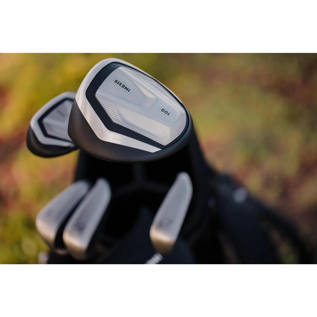 MEDIO SET DE GOLF 6 PALOS DIESTRO GRAFITO INESIS 100 - Image 12