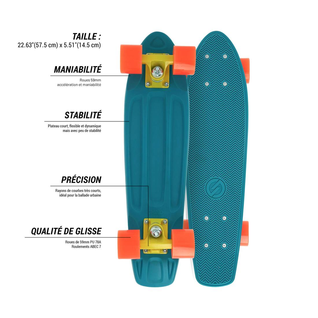 Mini Longboard YAMBA azul coral - Image 10