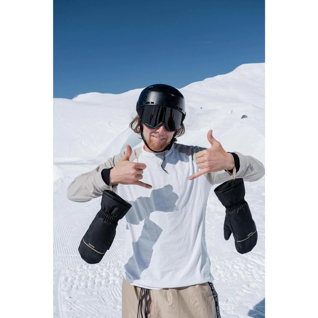 Mitones de nieve ski adultos negro - 100 - Image 9