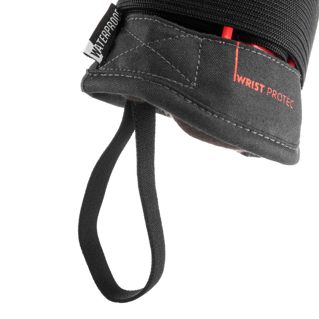 MITONES SNOWBOARD NIÑOS MI 500 PROTECT NEGRO Y NARANJA - Image 5
