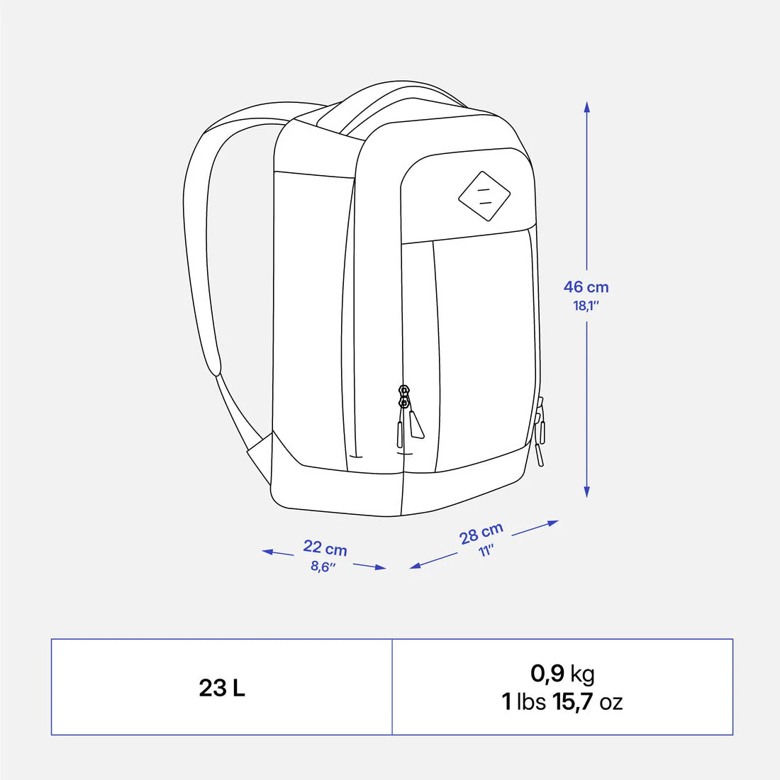 Mochila 23L NH500 Escape - Image 6