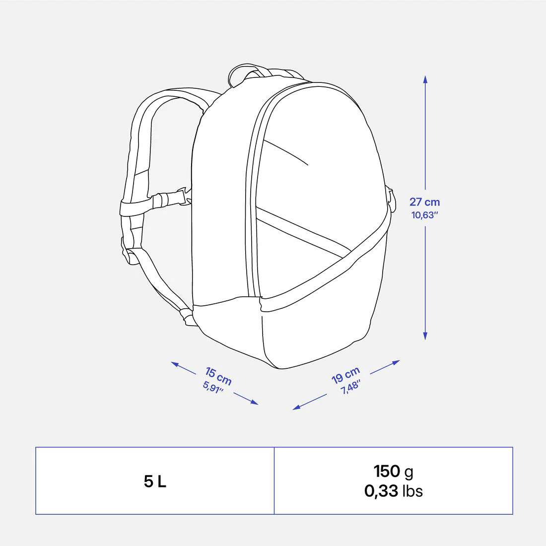 Mochila 5L Niños MH100 - Image 23