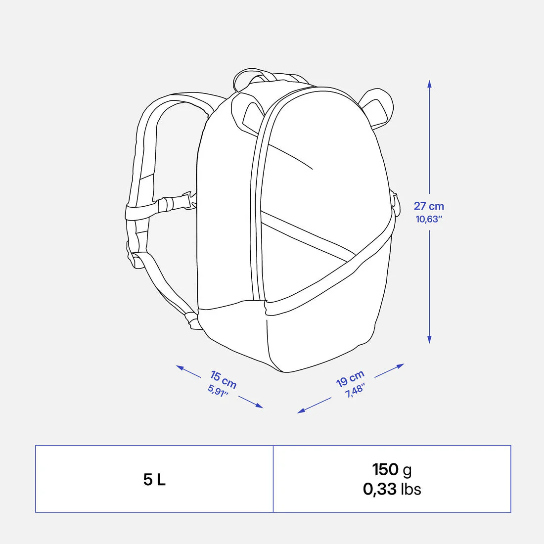 Mochila 5L Niños MH100 - Image 25