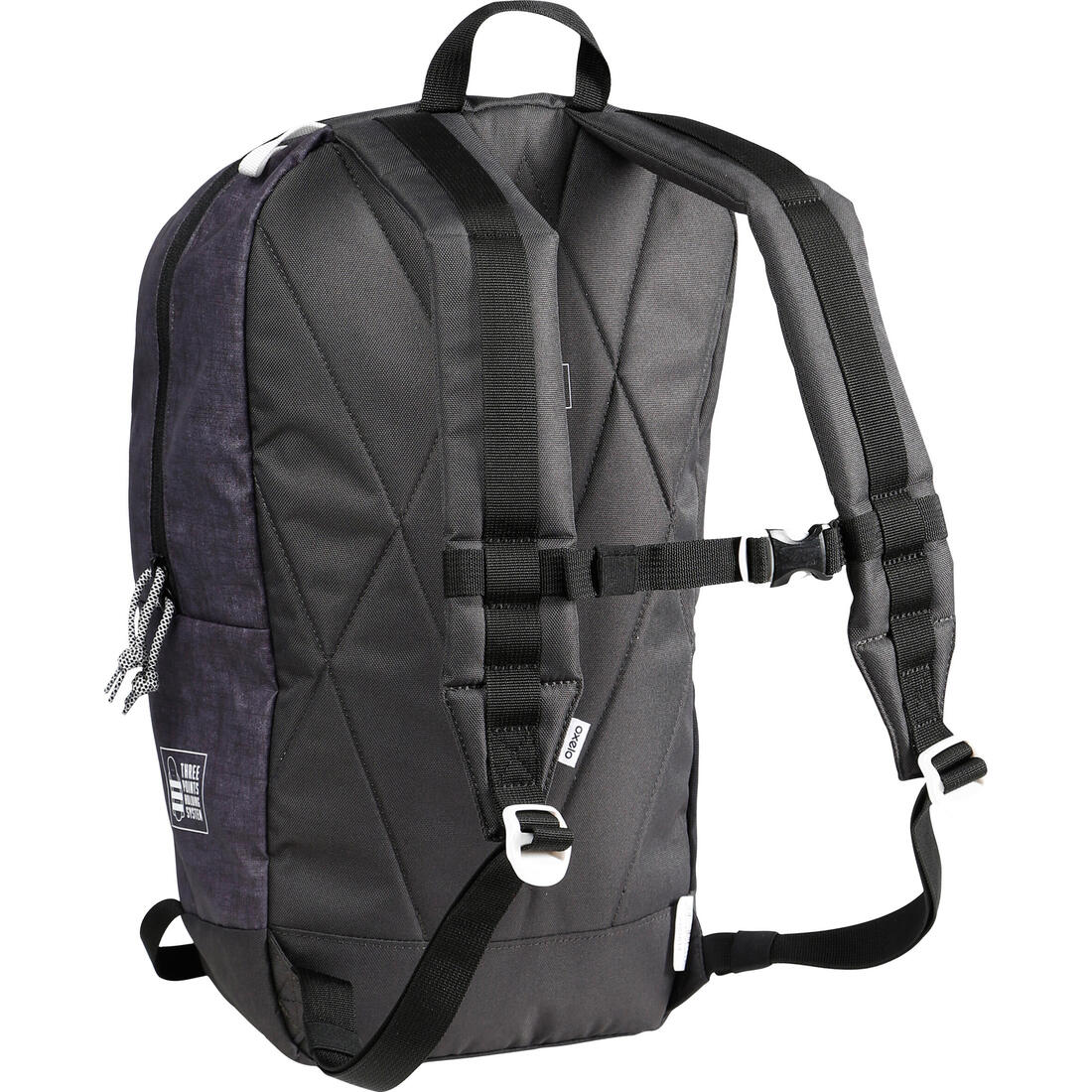 MOCHILA DE SKATE MID NEGRO JASPEADO 23L - Image 3