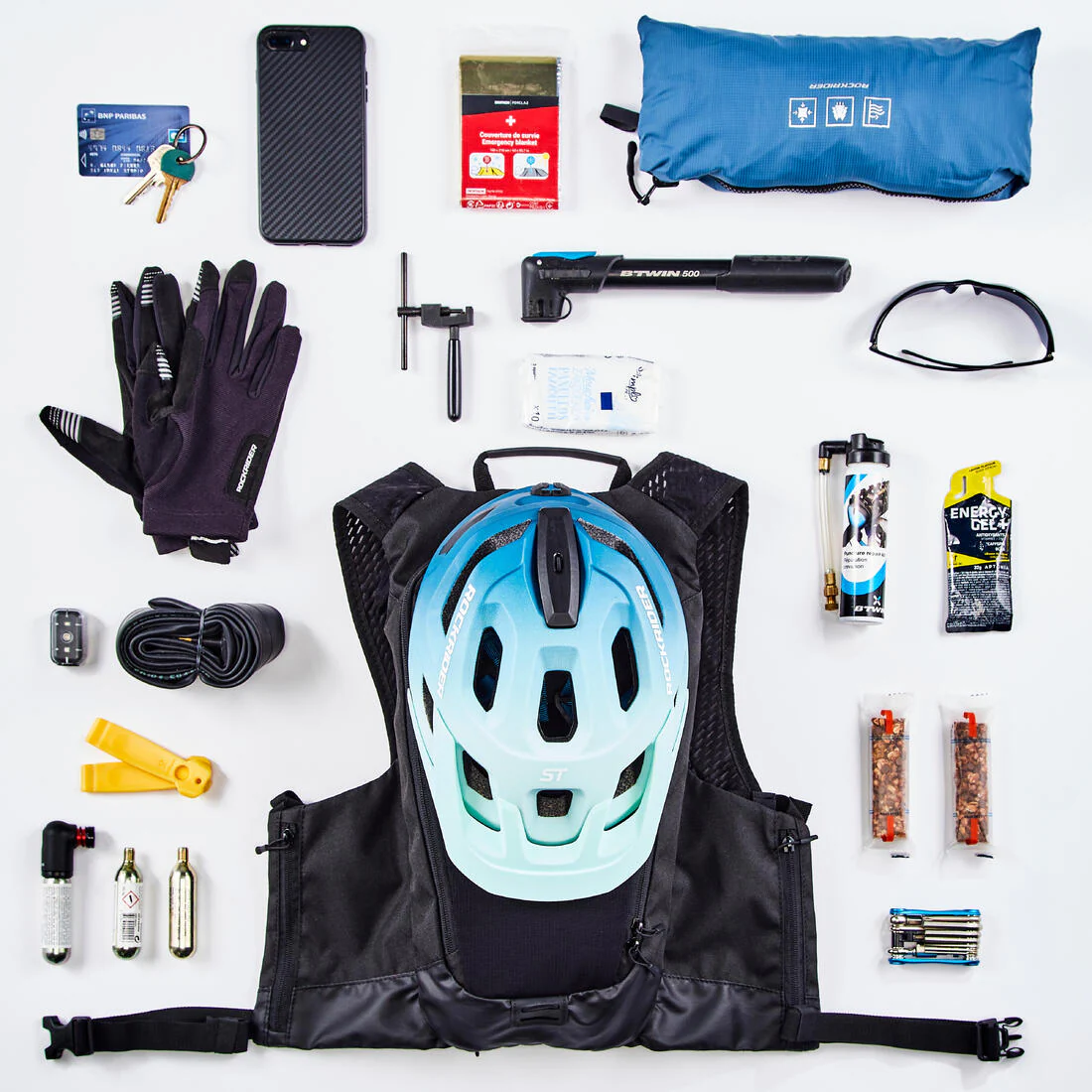 MOCHILA HIDRATACIÓN MTB EXPLORE NEGRO 7 L/2 L - Image 4