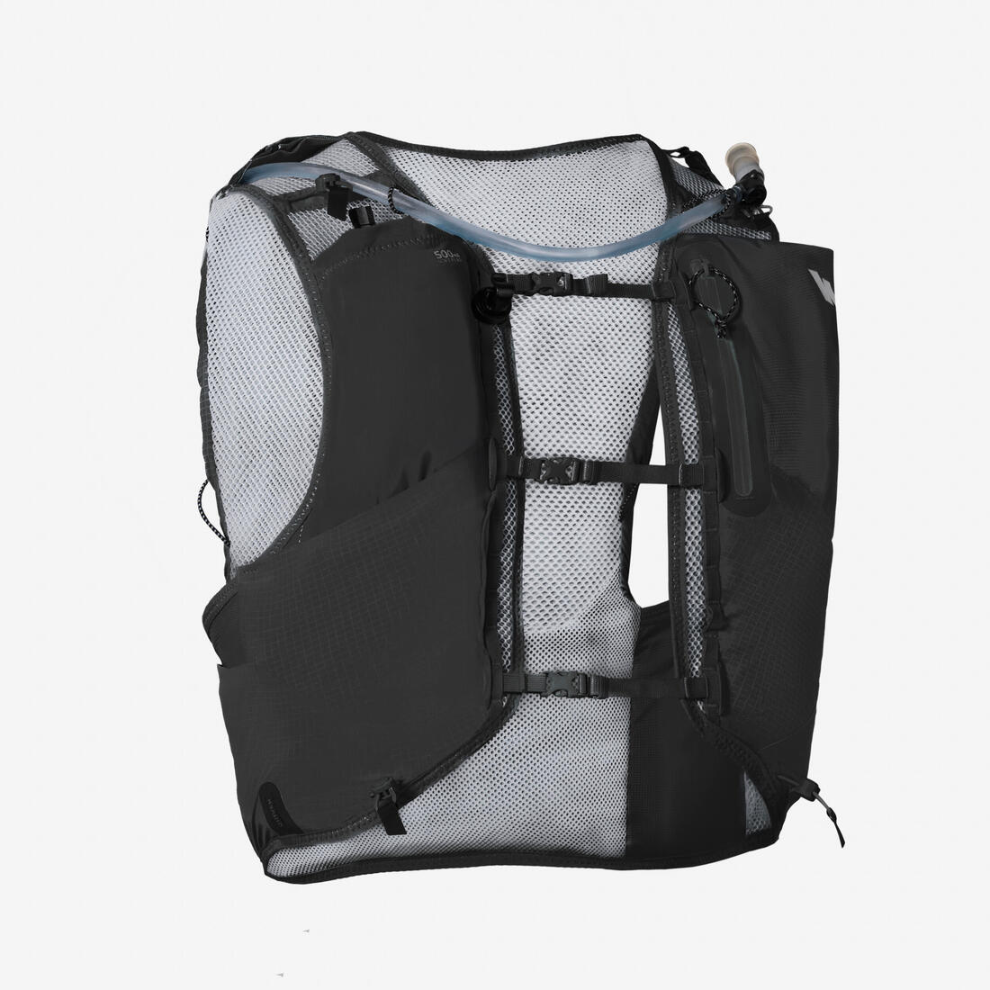 MOCHILA RUNNING 10L MIXTA NEGRO - VENDIDA CON BOLSA DE HIDRATACIÓN1L - Image 3
