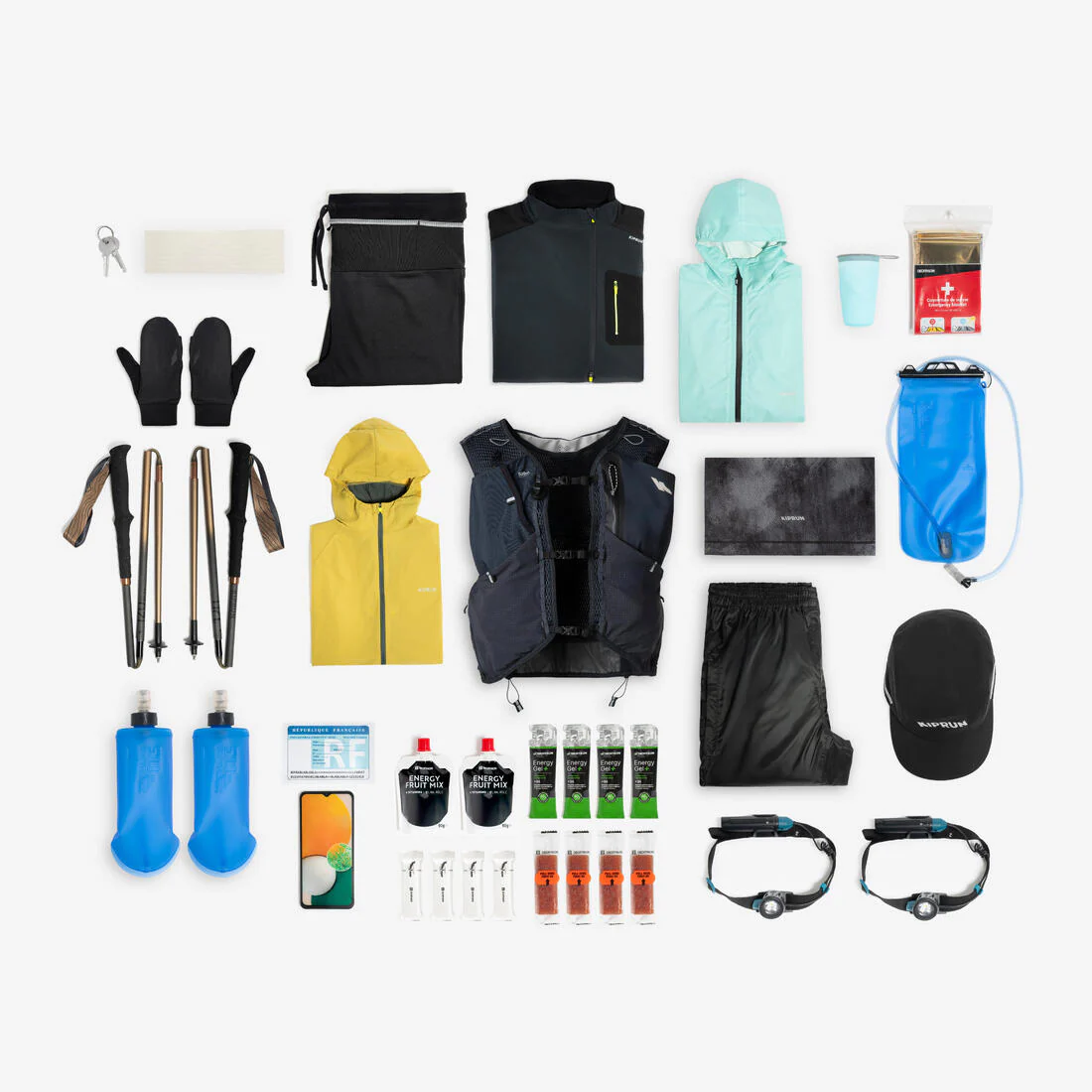 MOCHILA TRAIL RUNNING 15L + BOLSA AGUA 2L KIPRUN 900 - Image 3