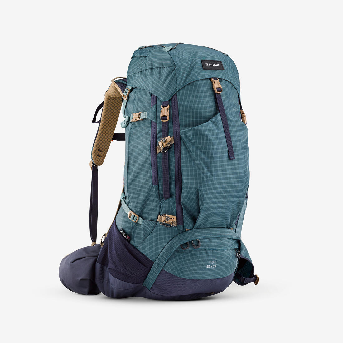 Mochila trekking 50+10L espalda ventilada MT500 - Image 2
