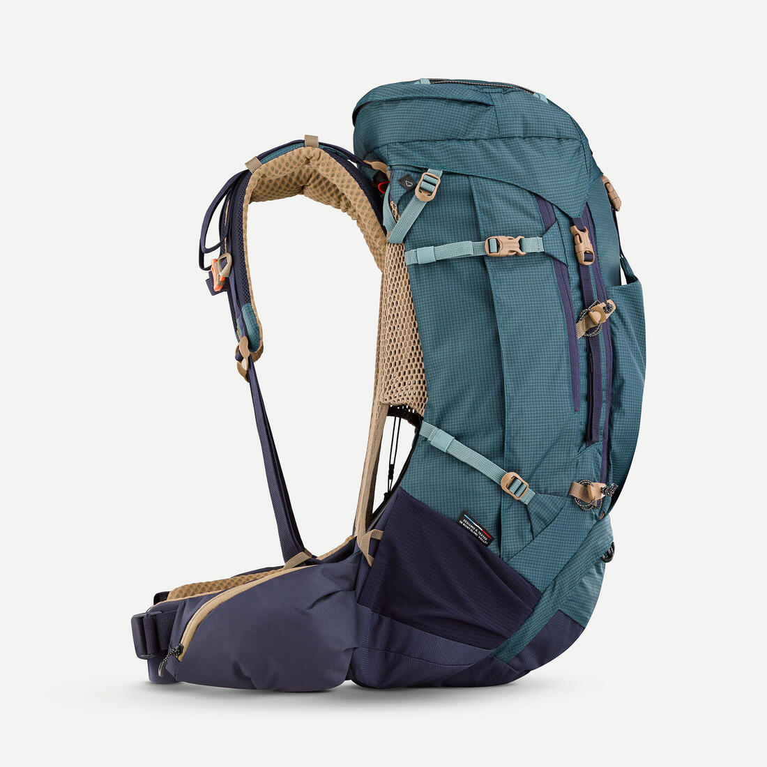 Mochila trekking 50+10L espalda ventilada MT500 - Image 7