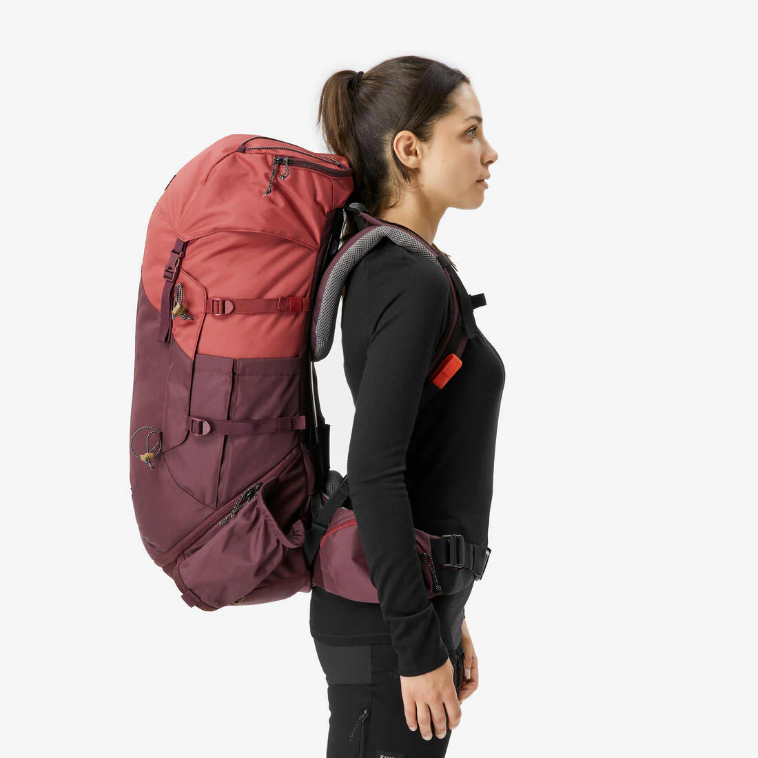 Mochila trekking 50L ajuste rápido MT100 - Image 4