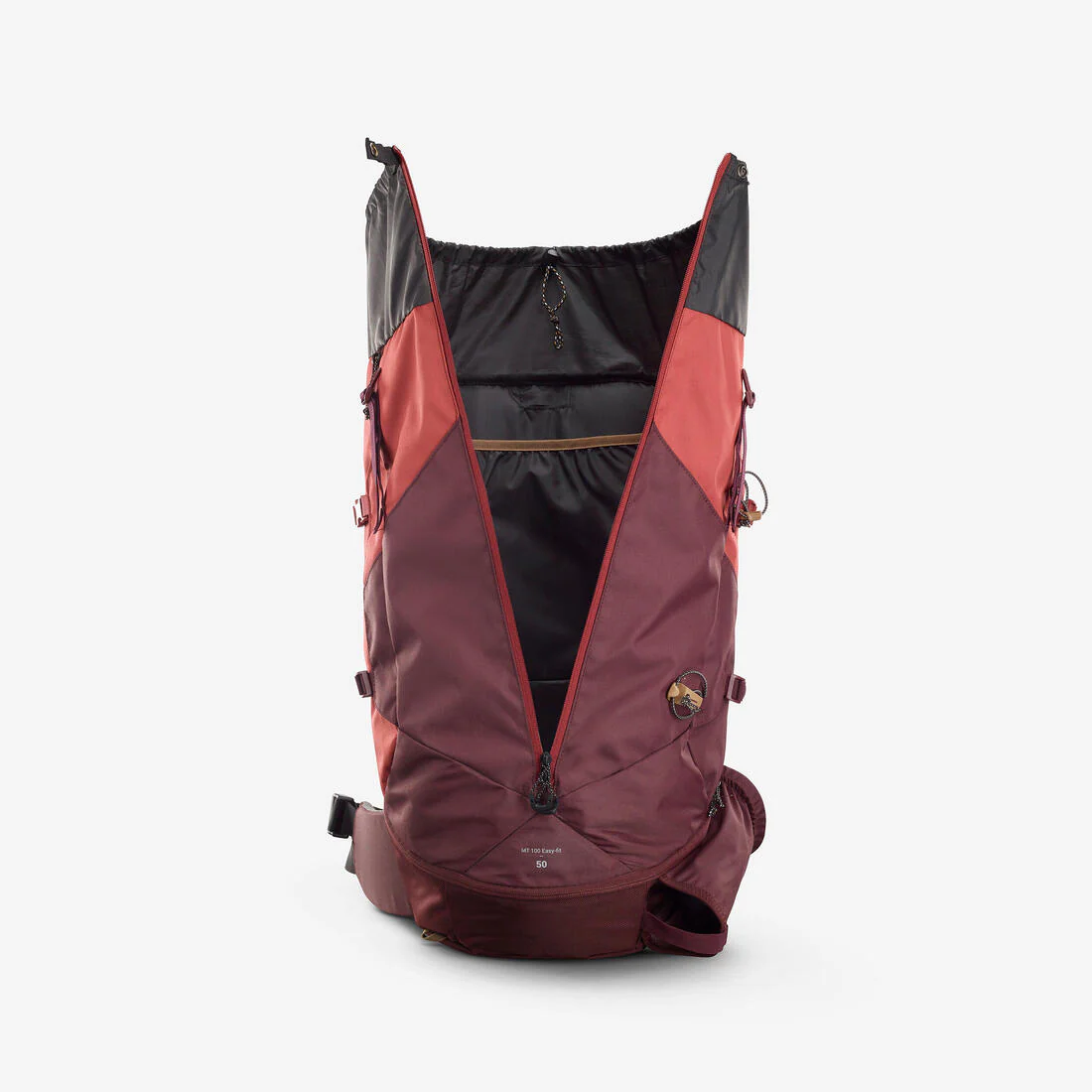 Mochila trekking 50L ajuste rápido MT100 - Image 6