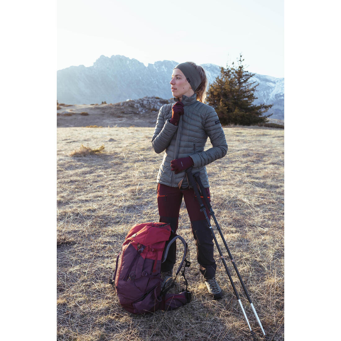 Mochila trekking 50L ajuste rápido MT100 - Image 9