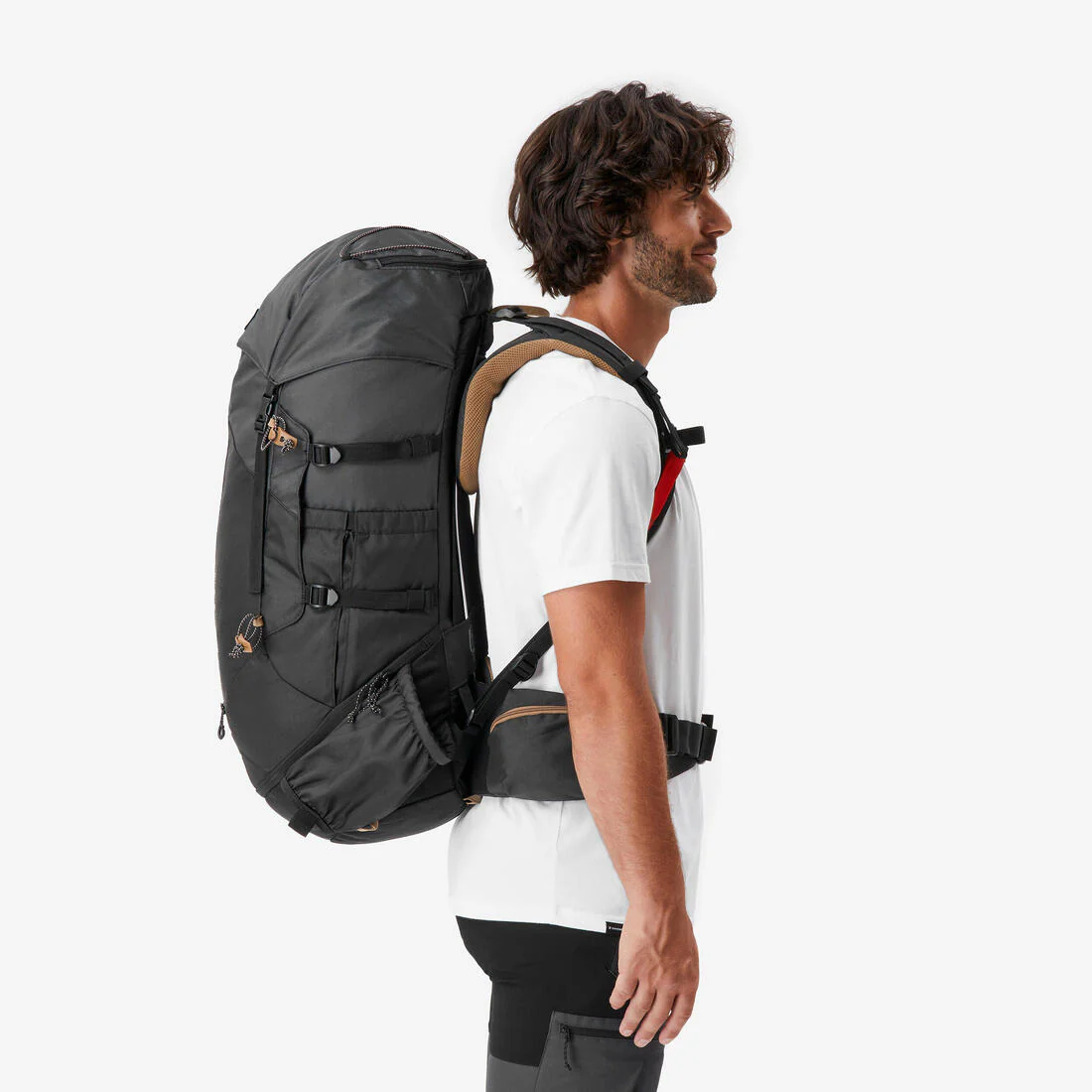 Mochila trekking 50L ajuste rápido MT100 - Image 4
