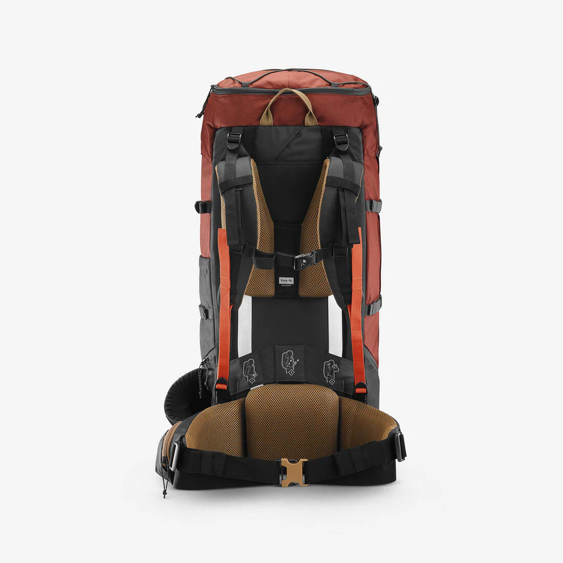 Mochila trekking 70L ajuste rápido MT100 - Image 3