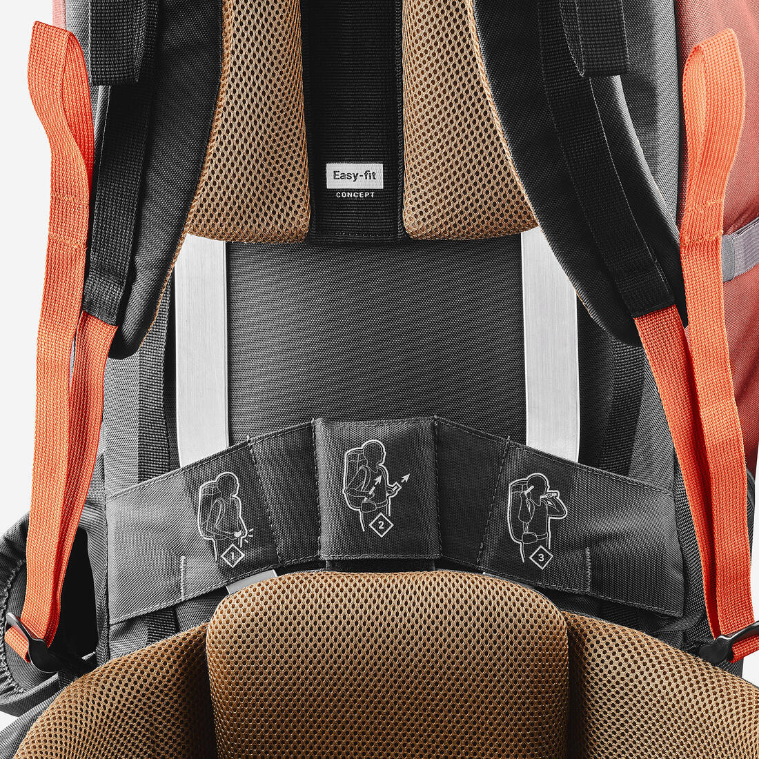 Mochila trekking 70L ajuste rápido MT100 - Image 7