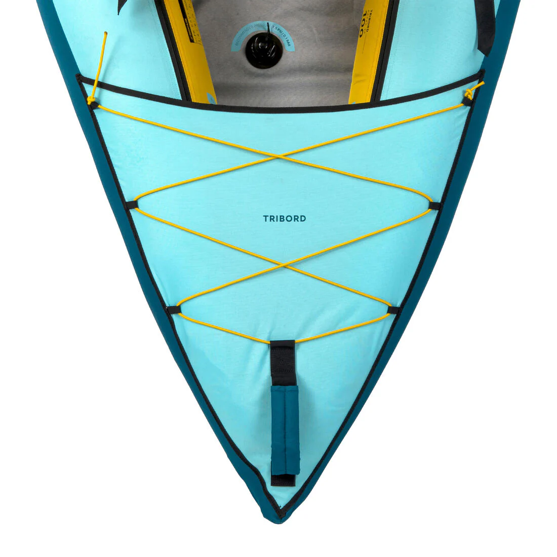 Pack kayak canoa inflable 1-2 plazas azul celeste - 100 - Image 28