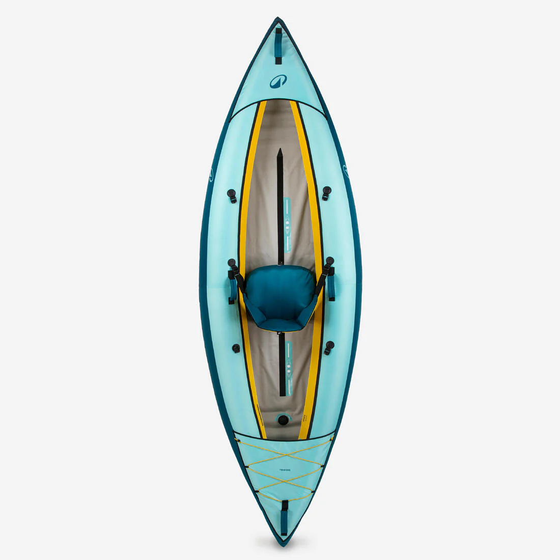 Pack kayak canoa inflable 1-2 plazas azul celeste - 100 - Image 7
