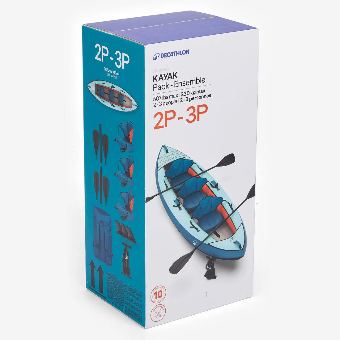 PACK KAYAK TRIBORD 100 ESSENTIAL 2/3 PERSONAS - Image 11